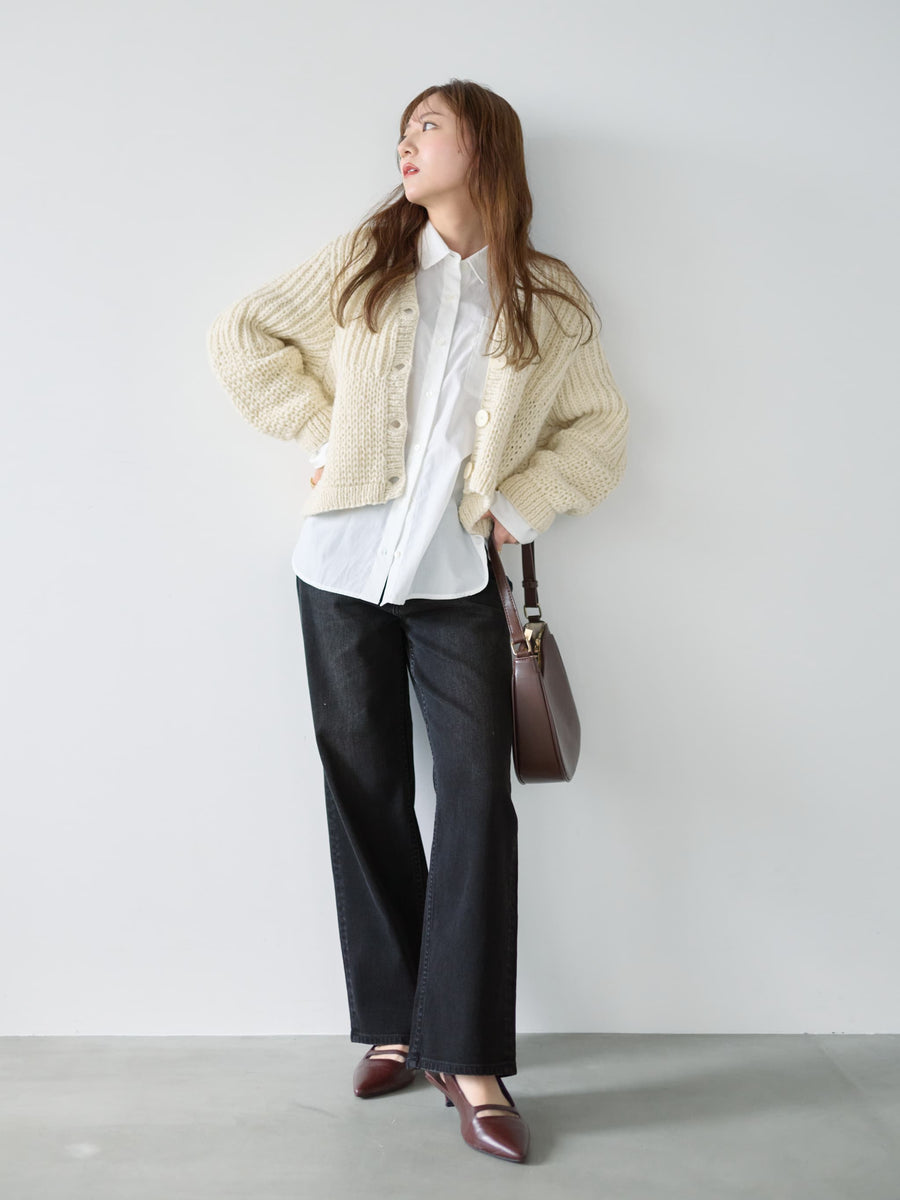 【Healthy DENIM×COHINA】Canelé ストレートデニム-short & regular 　[通常]
