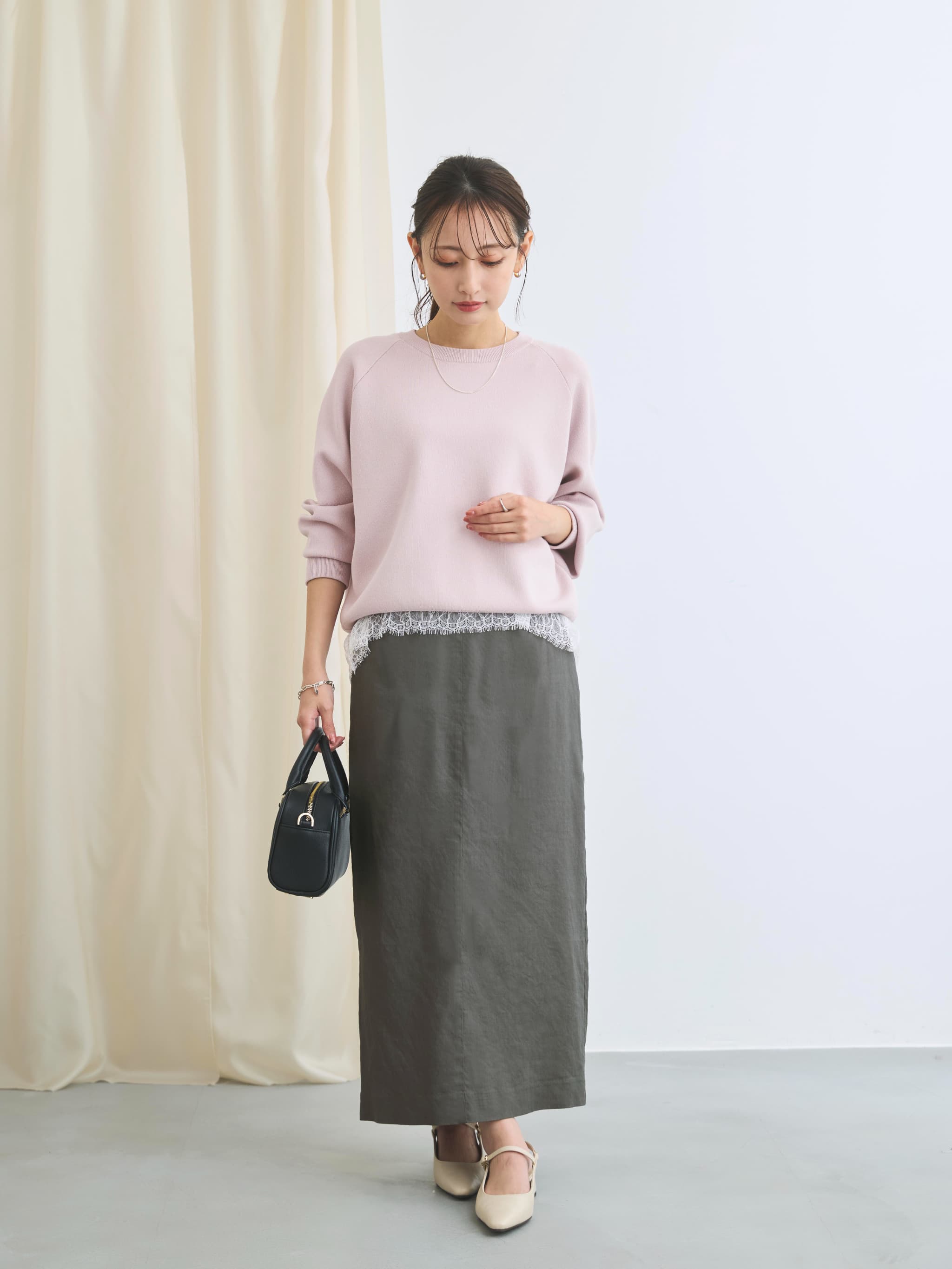 レースドッキングキャミソール | 小柄・低身長女性向けファッション