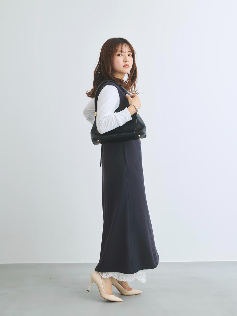 スカラップレースイージーパンツ-short & regular　[通常]