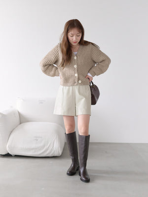 【NEPAL HAND KNIT】パターンミックスカーディガン　[通常]