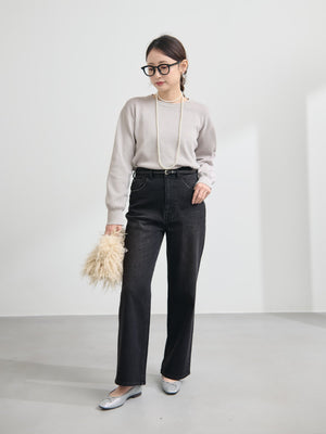 【Healthy DENIM×COHINA】Canelé ストレートデニム-short & regular 　[通常]