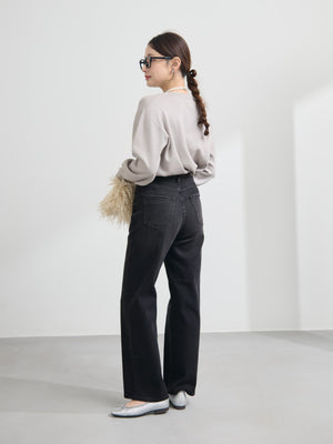 【Healthy DENIM×COHINA】Canelé ストレートデニム-short & regular 　[通常]