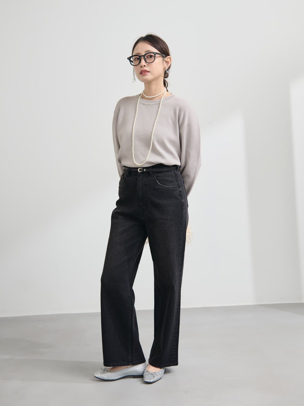 【Healthy DENIM×COHINA】Canelé ストレートデニム-short & regular 　[通常]