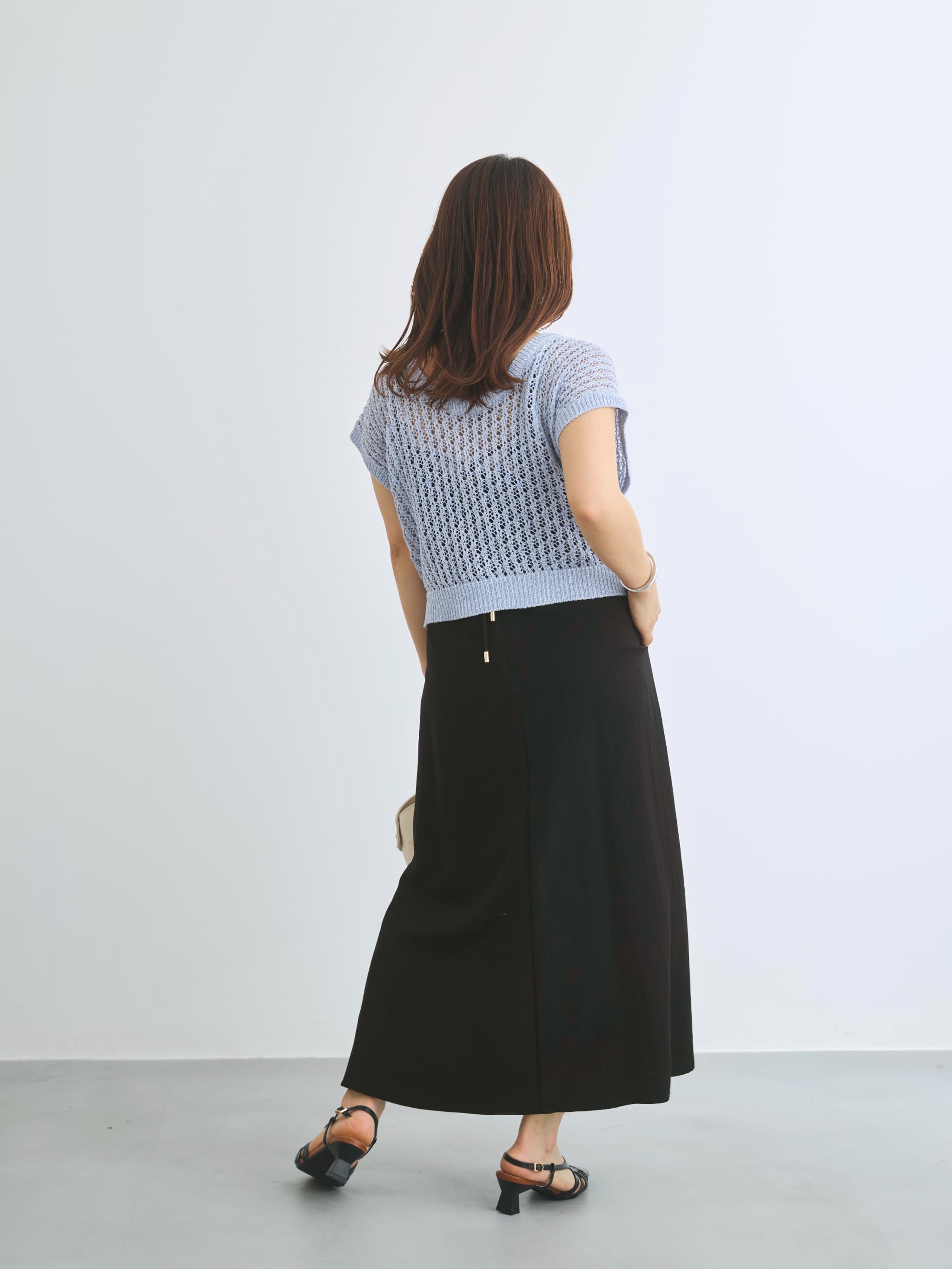レイヤードデザインキャミワンピース-short & regular | 小柄・低身長
