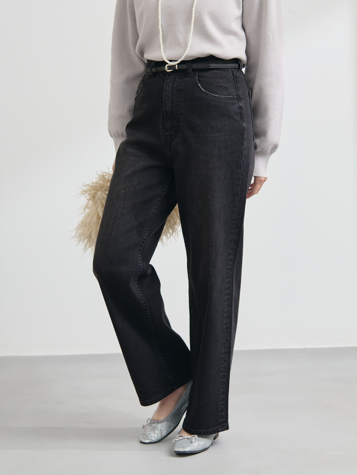 【Healthy DENIM×COHINA】Canelé ストレートデニム-short & regular 　[通常]