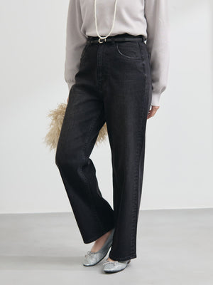 【Healthy DENIM×COHINA】Canelé ストレートデニム-short & regular 　[通常]