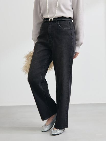 【Healthy DENIM×COHINA】Canelé ストレートデニム-short & regular 　[通常]