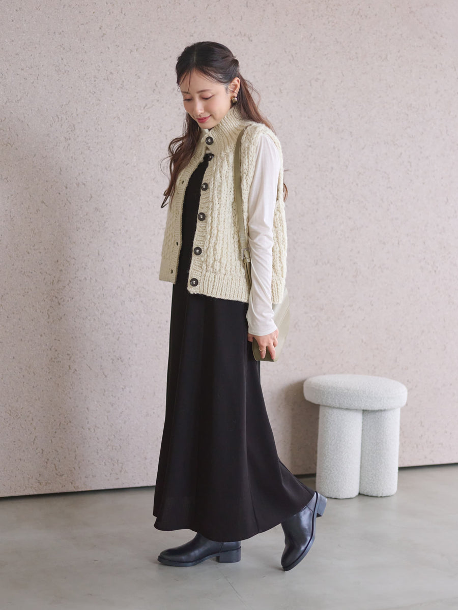 【NEPAL HAND KNIT】ロービングニットベスト　[通常]