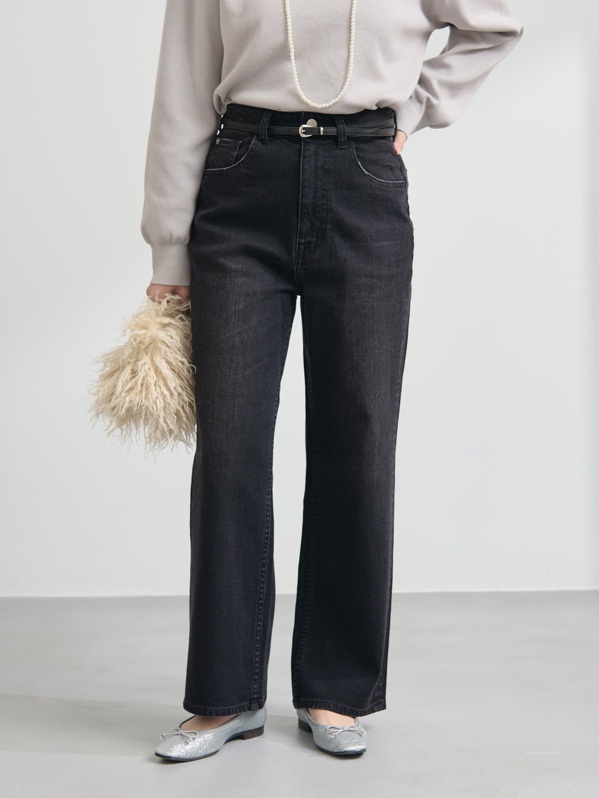 【Healthy DENIM×COHINA】Canelé ストレートデニム-short & regular 　[通常]