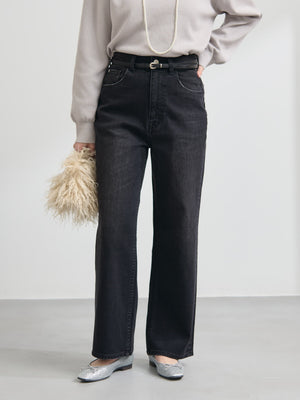 【Healthy DENIM×COHINA】Canelé ストレートデニム-short & regular 　[通常]