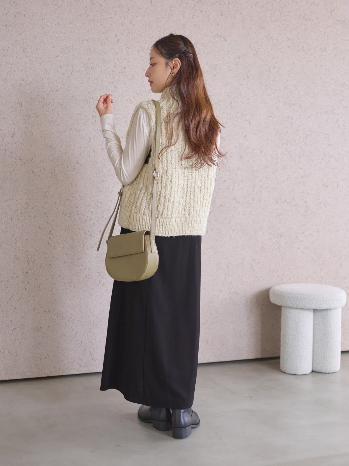 【NEPAL HAND KNIT】ロービングニットベスト　[通常]