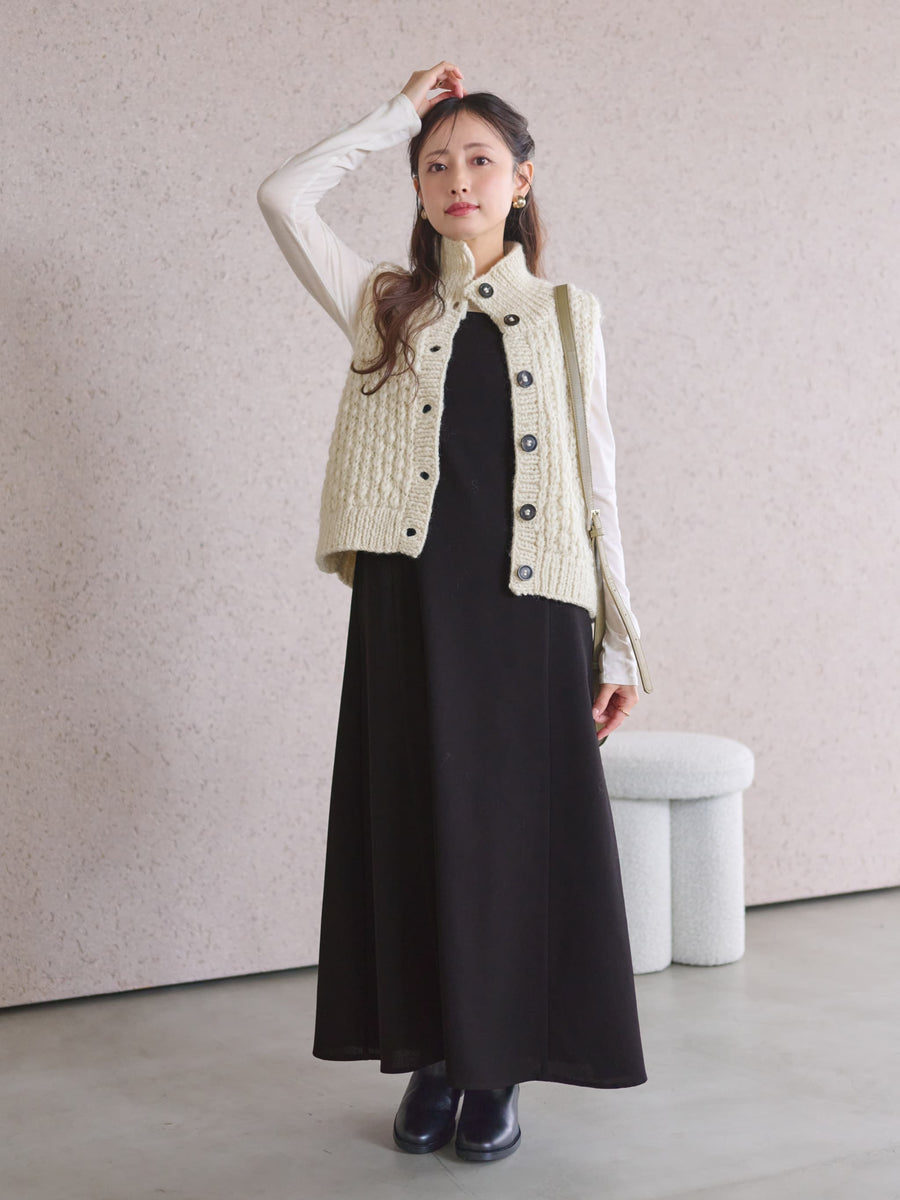 【NEPAL HAND KNIT】ロービングニットベスト　[通常]