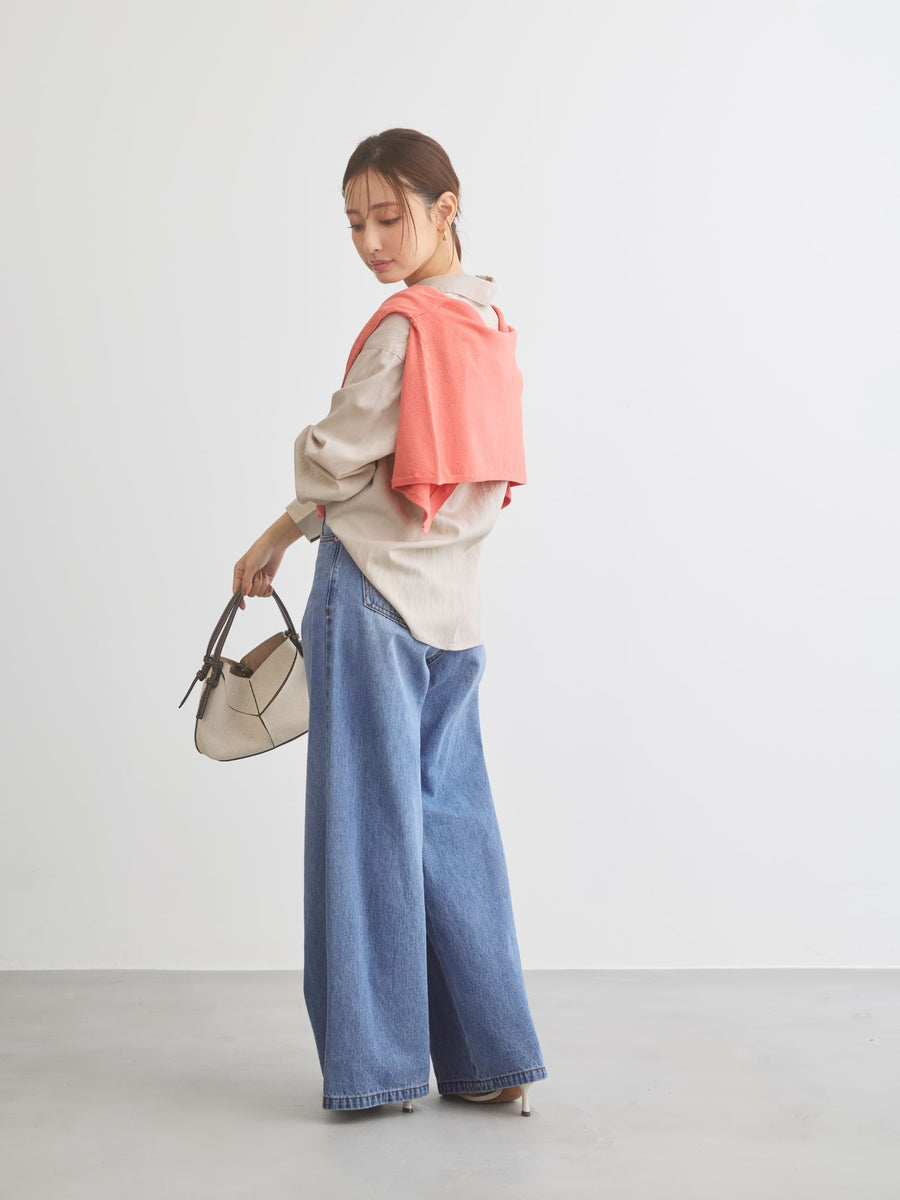 ナチュラルウォッシュダブルポケットシャツ　[通常]