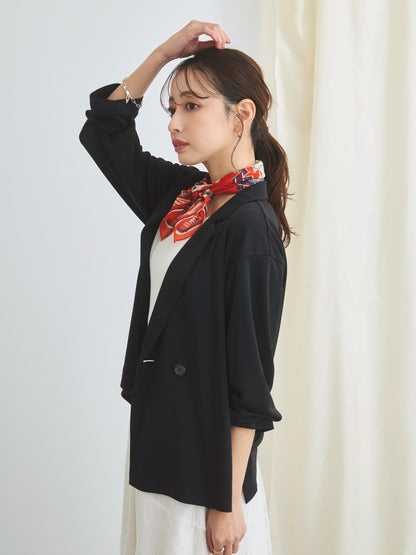 【UVカット/ウォッシャブル/防シワ】リラクシージャケット　[通常]