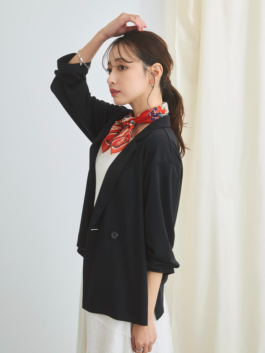 【UVカット/ウォッシャブル/防シワ】リラクシージャケット　[通常]