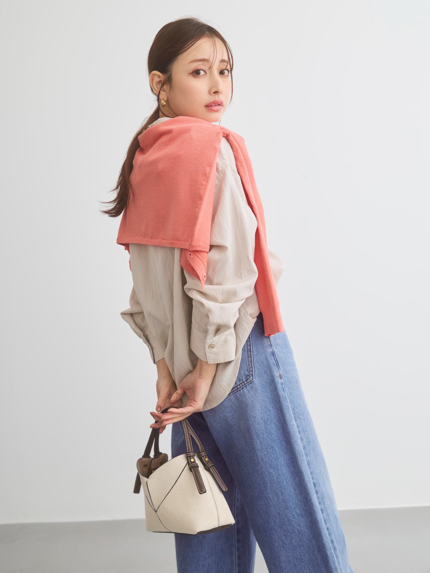 ナチュラルウォッシュダブルポケットシャツ　[通常]