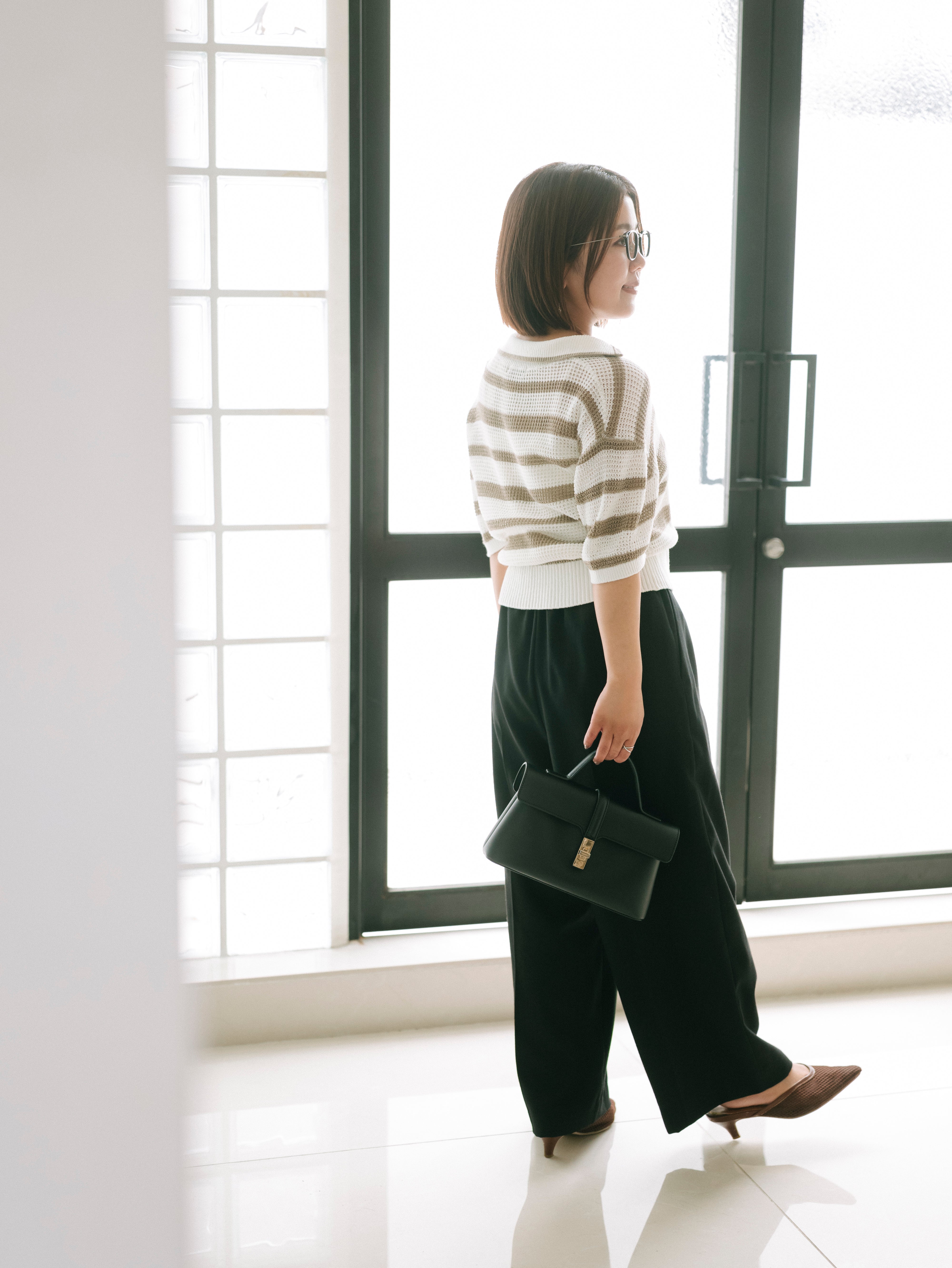 ドロストリネンライクワイドパンツ-short & regular | 小柄・低身長 ドロストリネンライクワイドパンツ-short & regular | 小柄・低身長