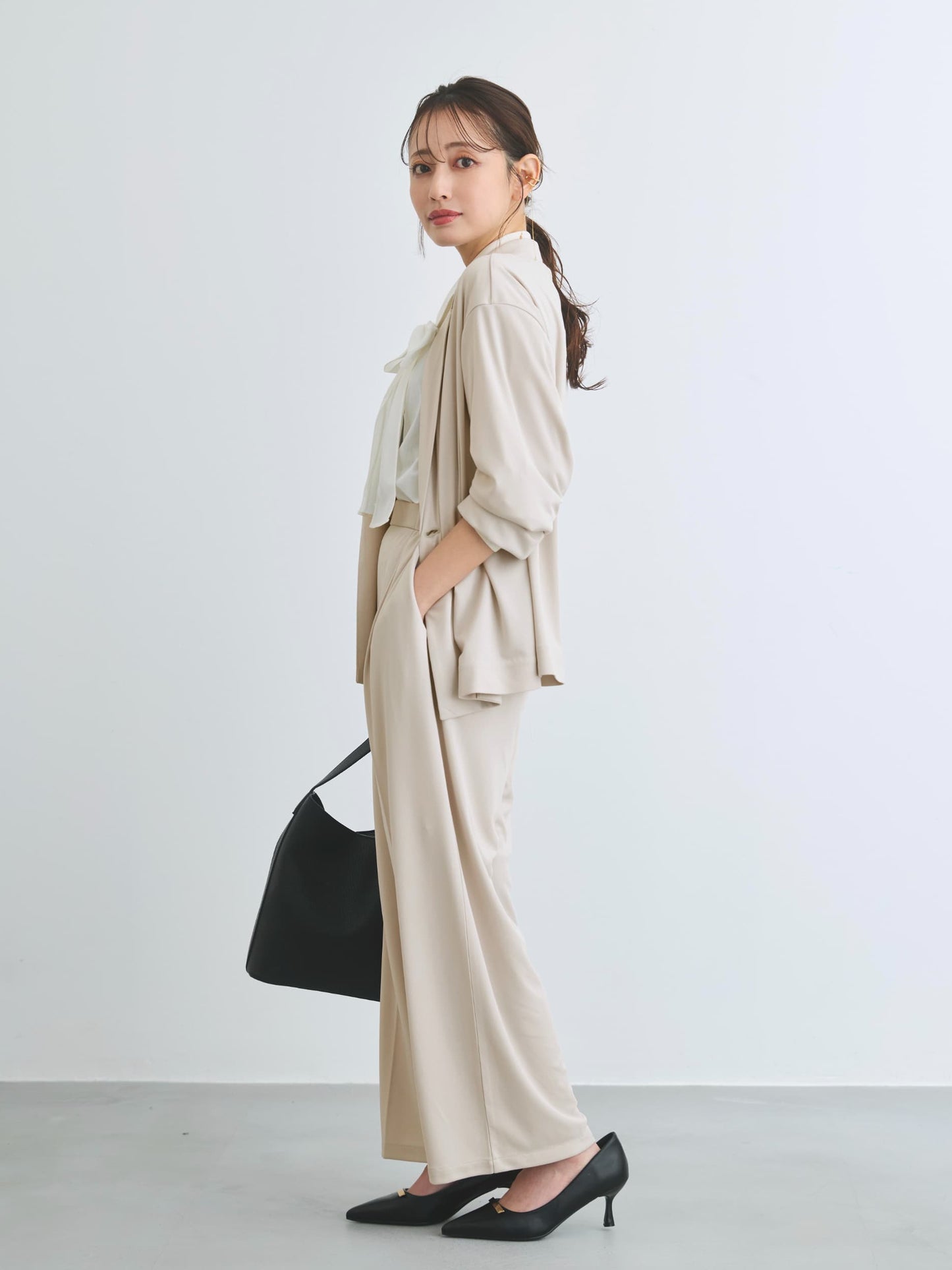 【UVカット/ウォッシャブル/防シワ】リラクシージャケット　[通常]