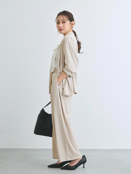 【UVカット/ウォッシャブル/防シワ】リラクシージャケット　[通常]