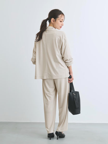 【UVカット/ウォッシャブル/防シワ】リラクシータックパンツ-short & regular　[通常]