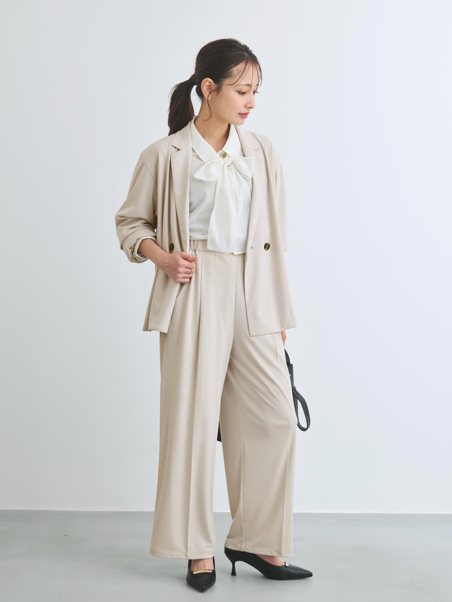 【UVカット/ウォッシャブル/防シワ】リラクシージャケット　[通常]