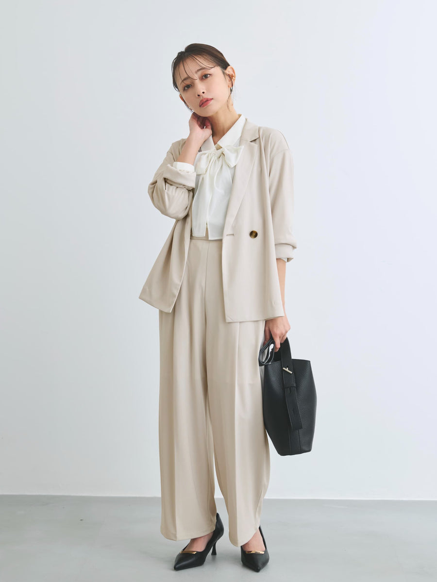 【UVカット/ウォッシャブル/防シワ】リラクシージャケット　[通常]