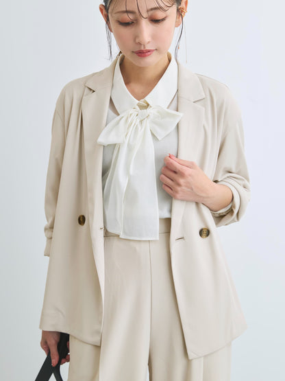 【UVカット/ウォッシャブル/防シワ】リラクシージャケット　[通常]