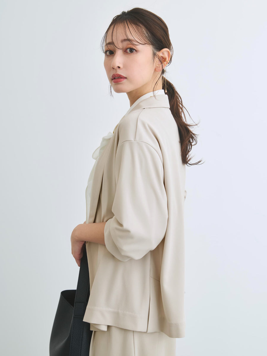 【UVカット/ウォッシャブル/防シワ】リラクシージャケット　[通常]