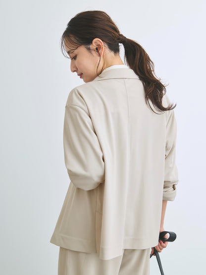 【UVカット/ウォッシャブル/防シワ】リラクシージャケット　[通常]