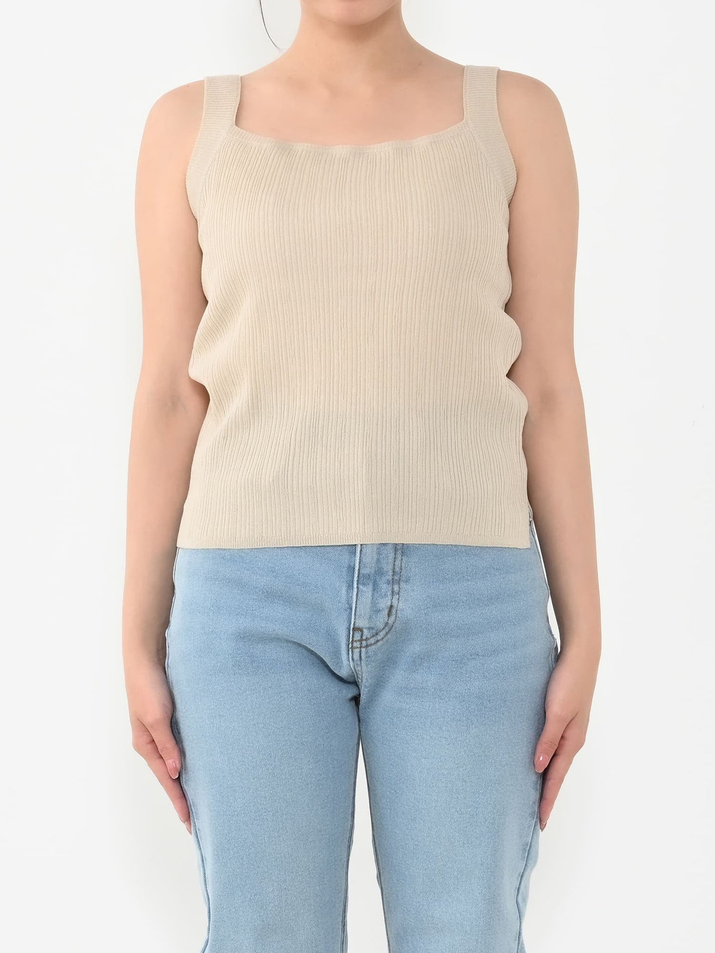 ※こちらが実物のカラーに一番お色味が近くなっております。（ライトベージュ）<br>149cm | B:77 W:60 H:83 股下:68.5 | ワンサイズ着用