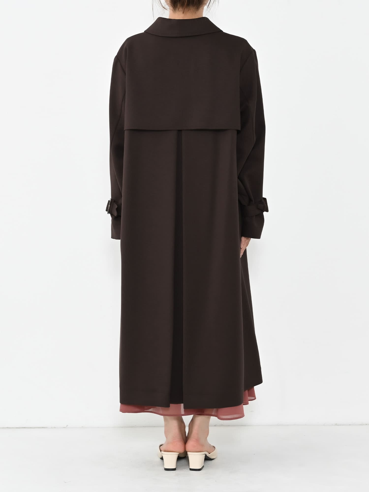 完売品　COHINA ベーシックとろみトレンチコート-short ベーシックとろみトレンチコート-short & regular | 小柄・低身長女性