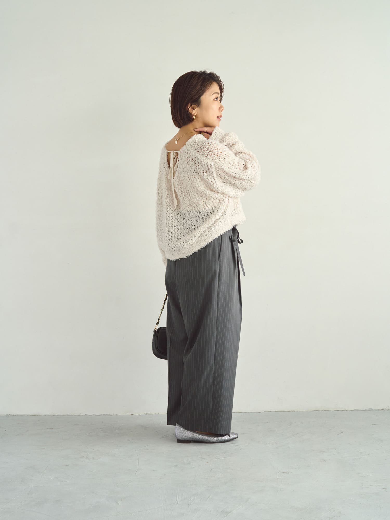 スクエアトゥバレエシューズ | 小柄・低身長女性向けファッション通販