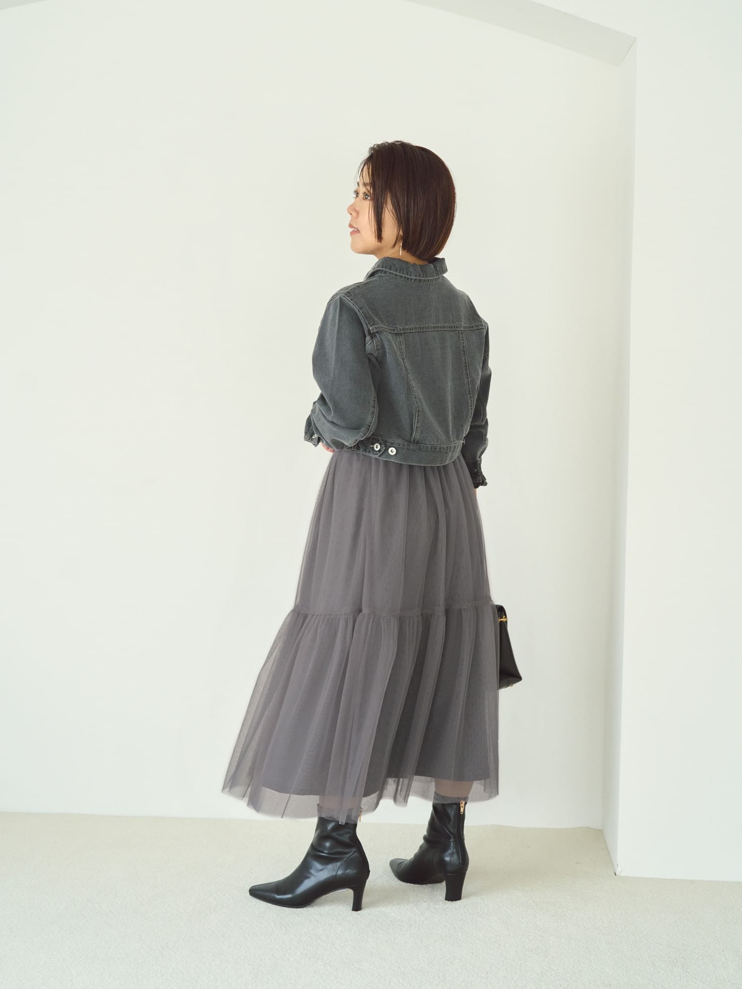 クロップドデニムジャケット | 小柄・低身長女性向け