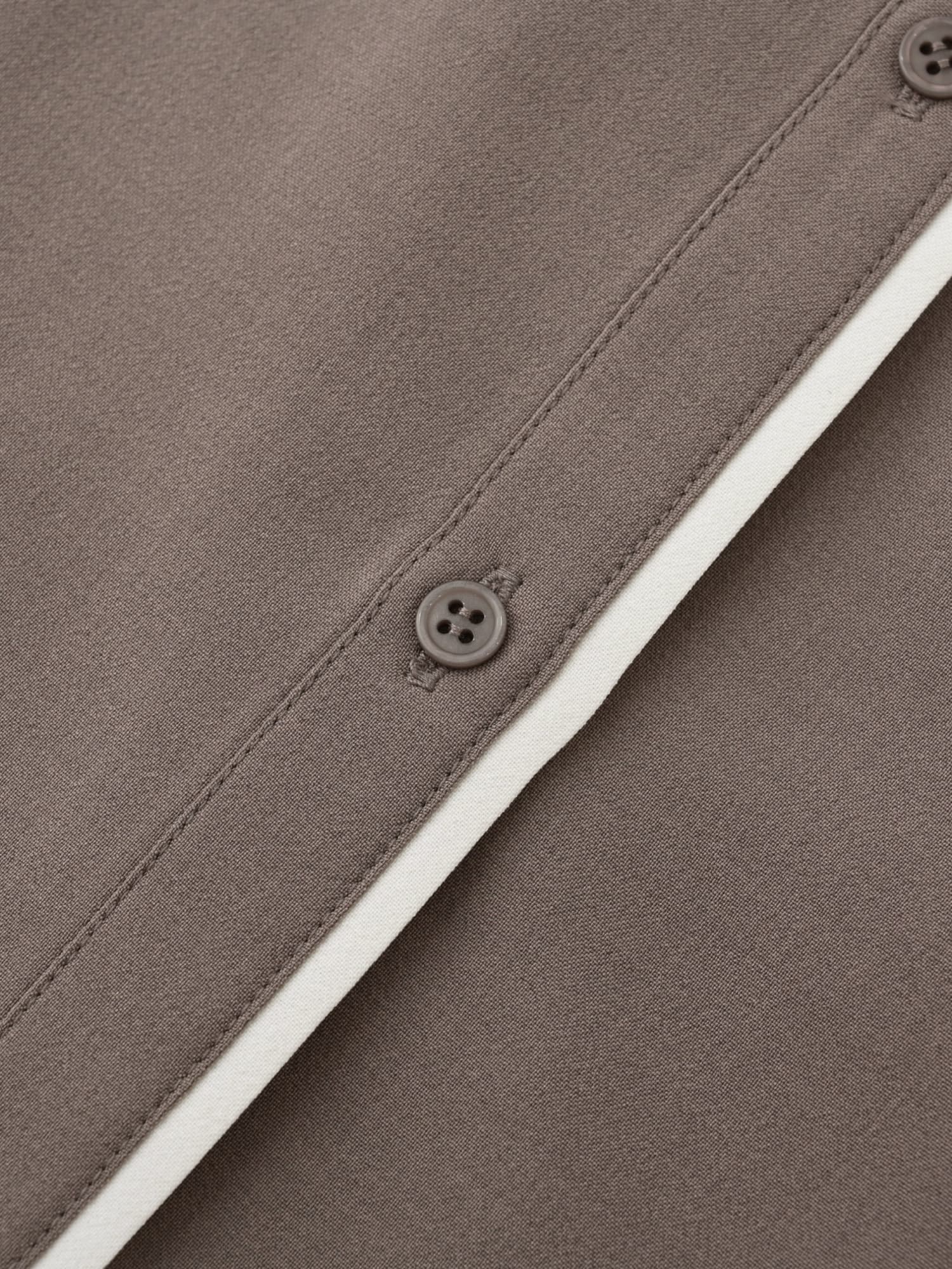 バイカラータイ付きシャツ | 小柄・低身長女性向けファッション