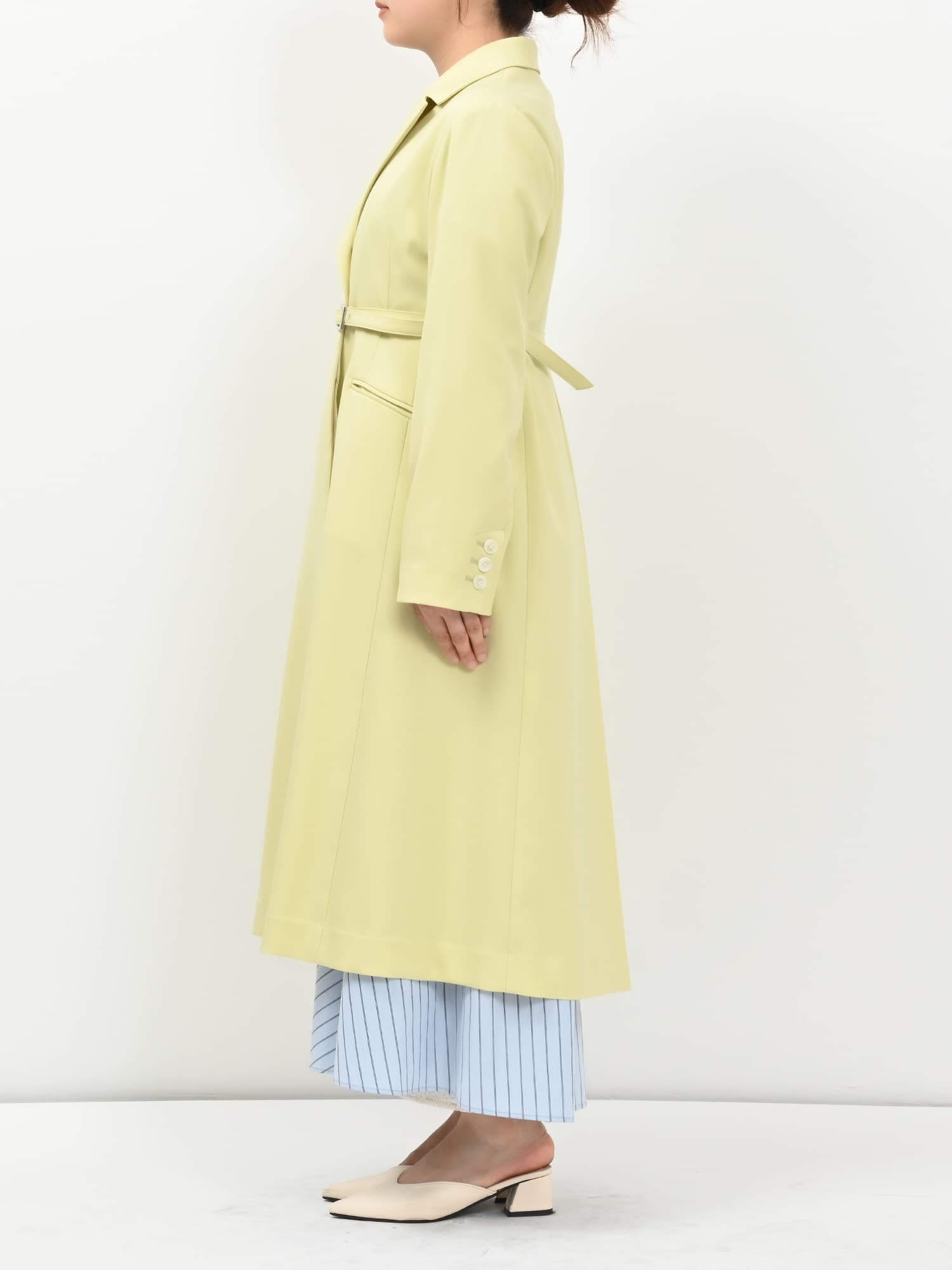 バックフレアテーラードコート-short & regular | 小柄・低身長