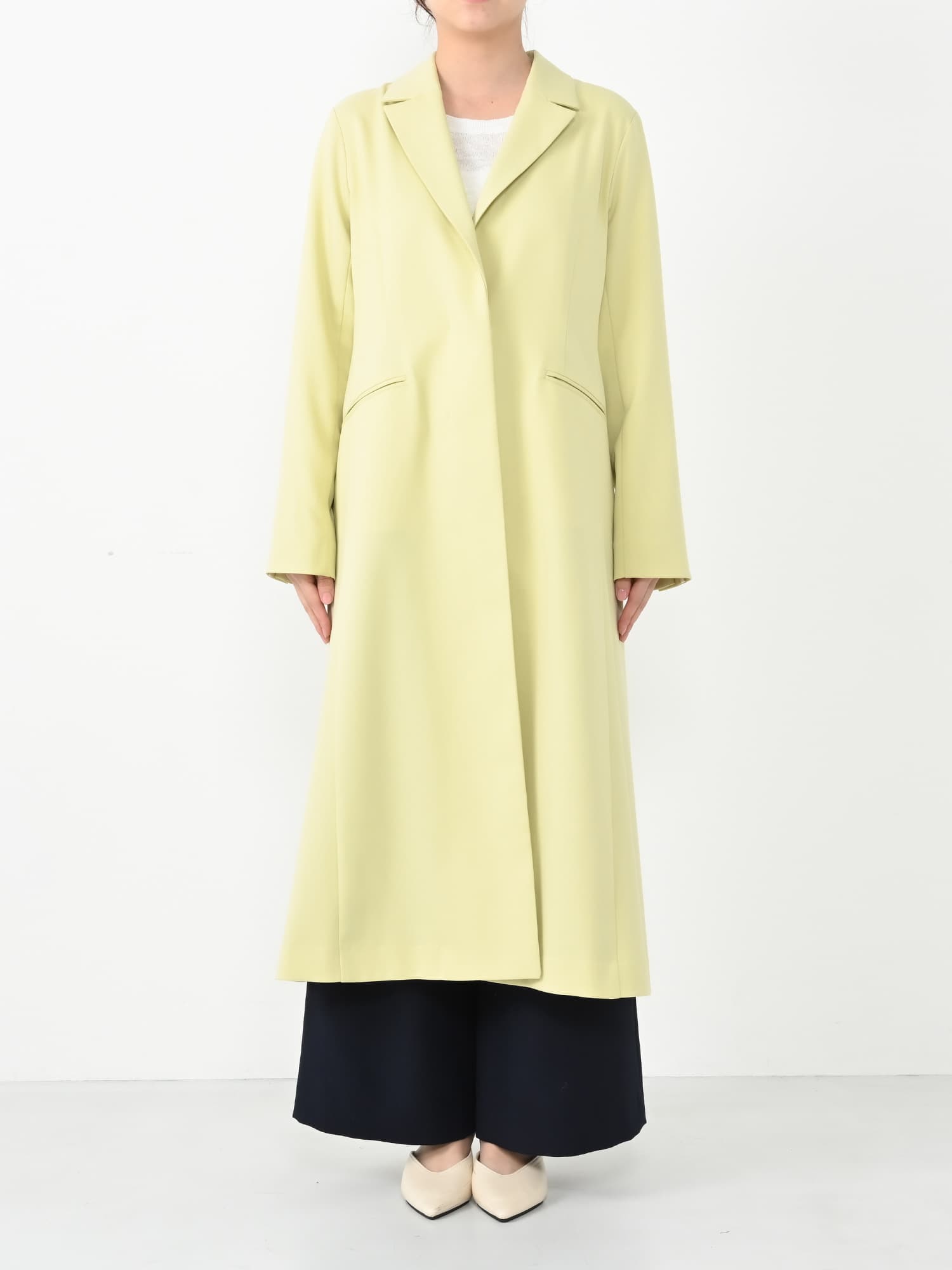 バックフレアテーラードコート-short & regular | 小柄・低身長