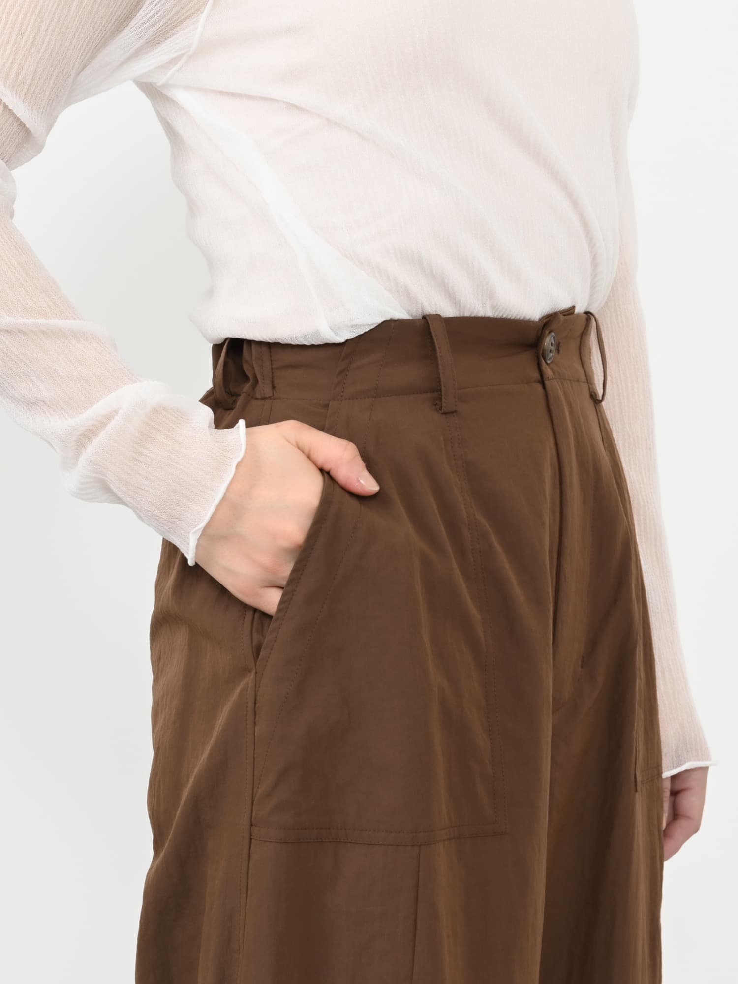 カーブラインベイカーパンツ -short & regular| 小柄・低身長