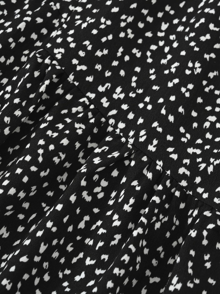 モノトーンアシメティアードスカート-short & regular　[通常]