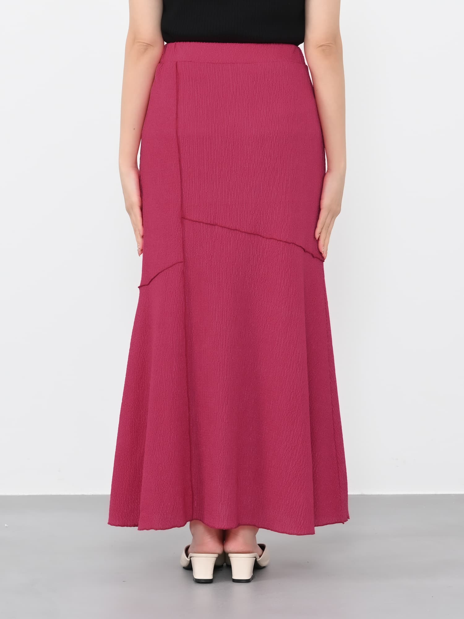 ワッシャーナローイージースカート-short & regular | 小柄・低