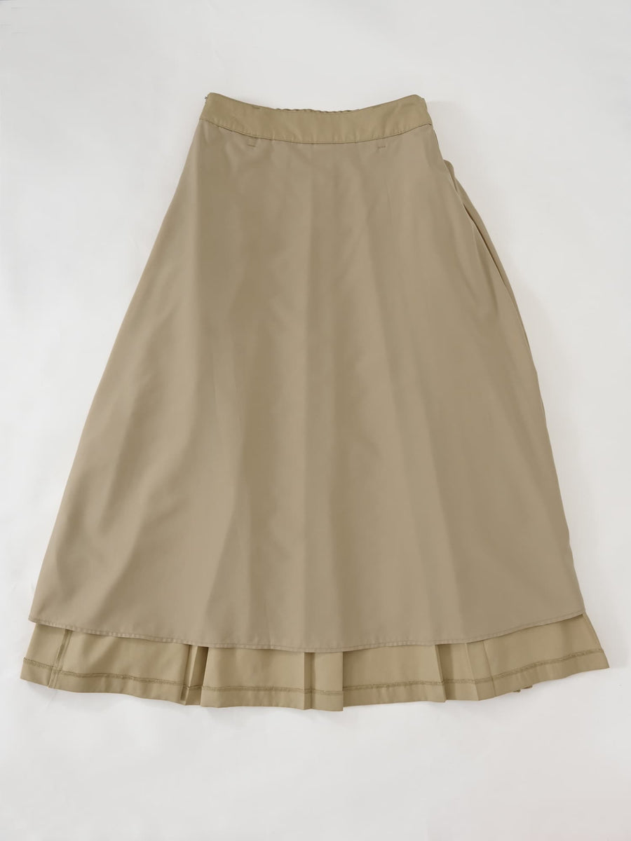 ランダムタックプリーツスカート-short & regular　[通常]