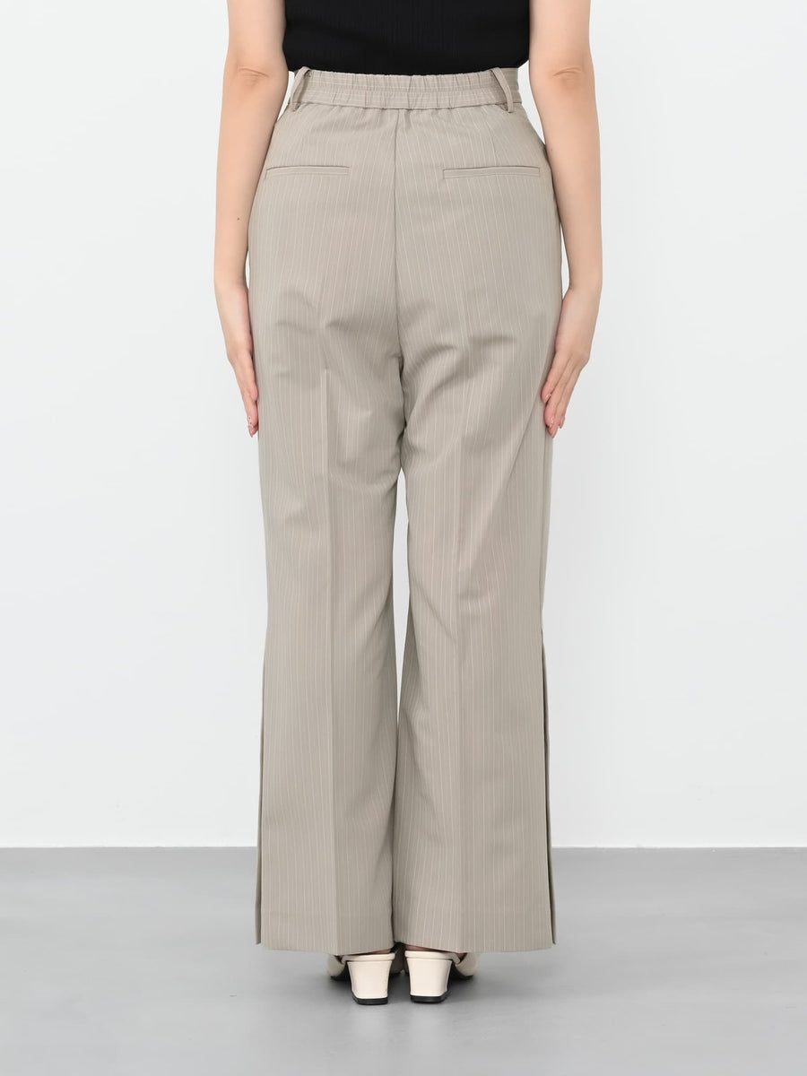 ＜non-no掲載＞ボタンベンツフレアパンツ-short & regular　[通常]