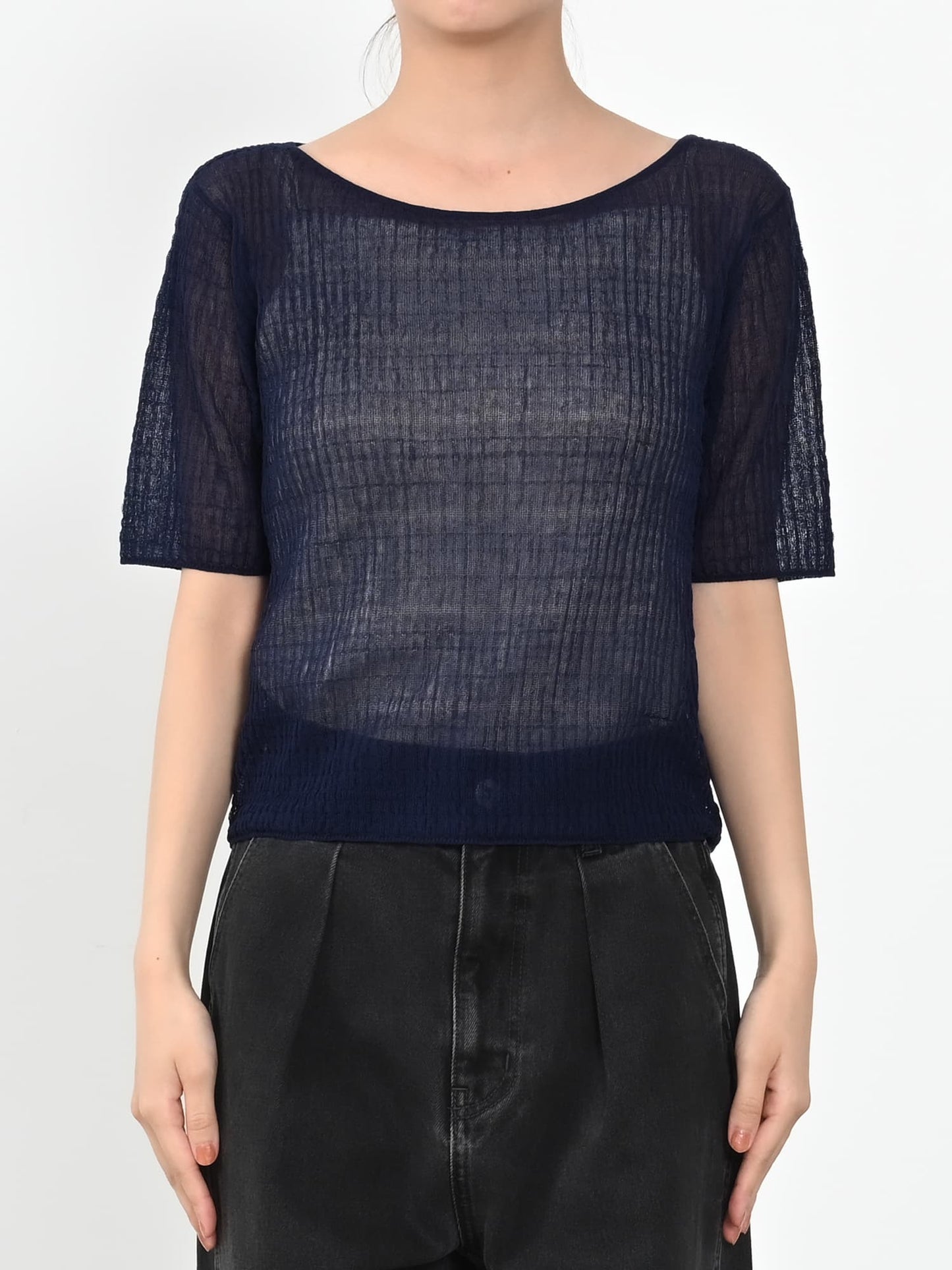 ※こちらが実物のカラーに一番お色味が近くなっております。（ネイビー）<br>150cm | B:78 W:56 H:74 股下:69  | ワンサイズ着用