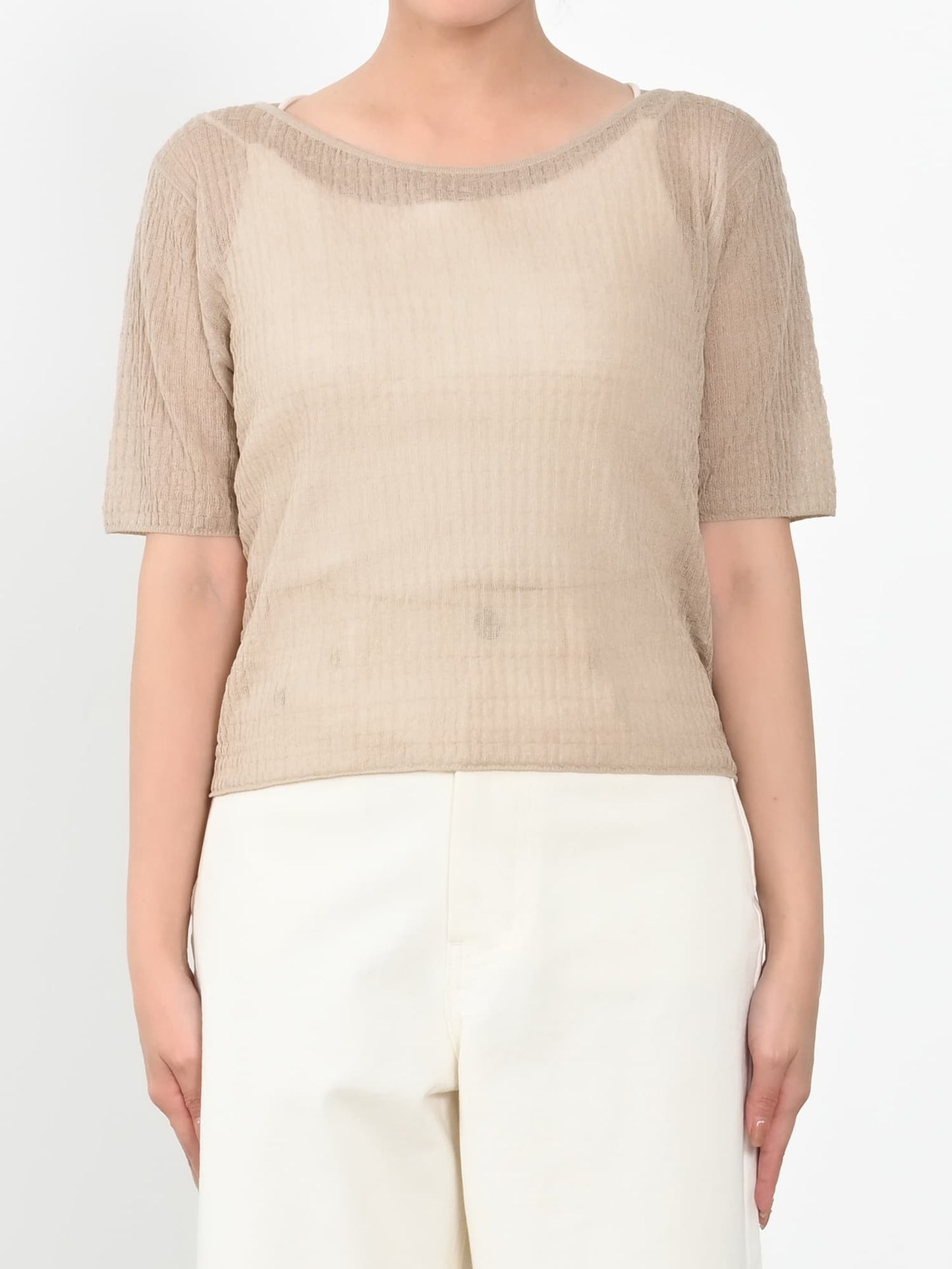 ※こちらが実物のカラーに一番お色味が近くなっております。（ベージュ）<br>149cm | B:77 W:60 H:83 股下:68.5 | ワンサイズ着用