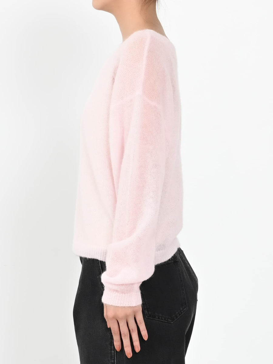 アルパカウール2wayネックニット　[通常]