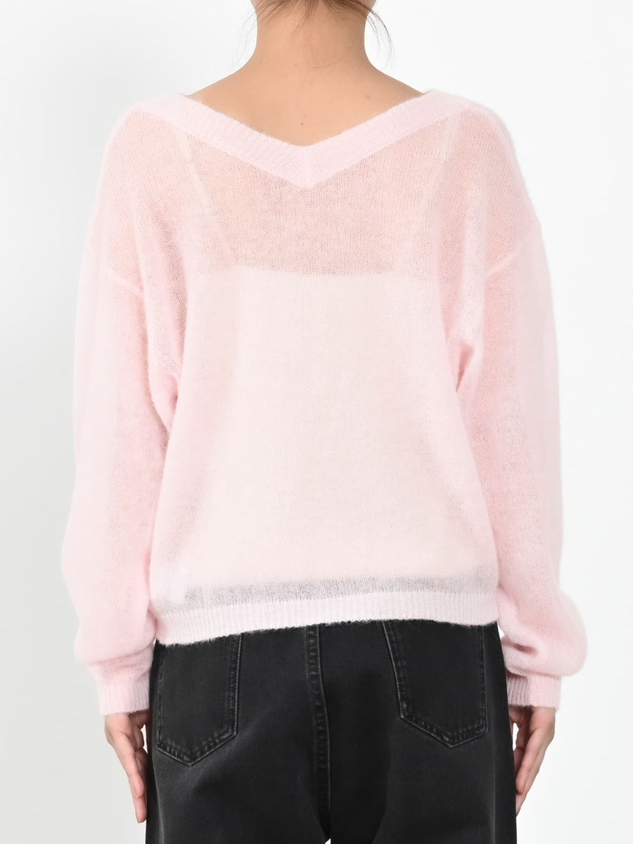 アルパカウール2wayネックニット　[通常]