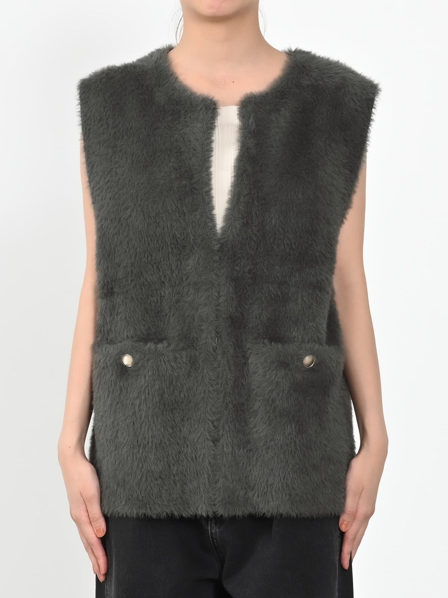 ※こちらが実物のカラーに一番お色味が近くなっております。（チャコール）<br>150cm | B:78 W:56 H:74 股下:69  | ワンサイズ着用