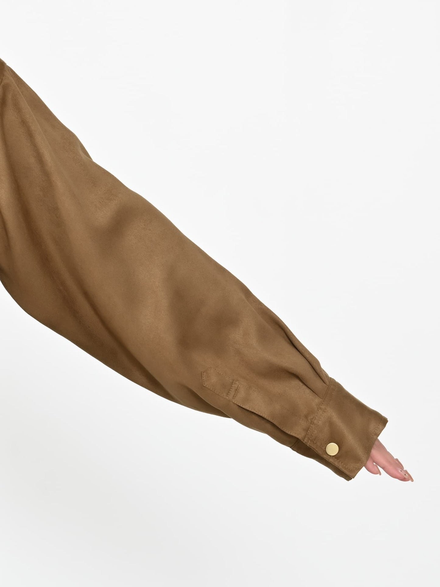 スウェードライクライトシャツジャケット　[通常]