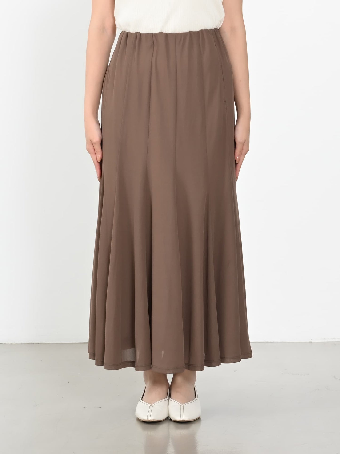 ※こちらが実物のカラーに一番お色味が近くなっております。（ブラウン）<br>149cm | B:77 W:60 H:83 股下:68.5 | regular着用 (ヒールの高さ:3.5cm)