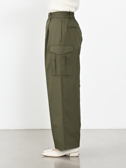 ワイドストレートカーゴパンツ-short & regular　[通常]