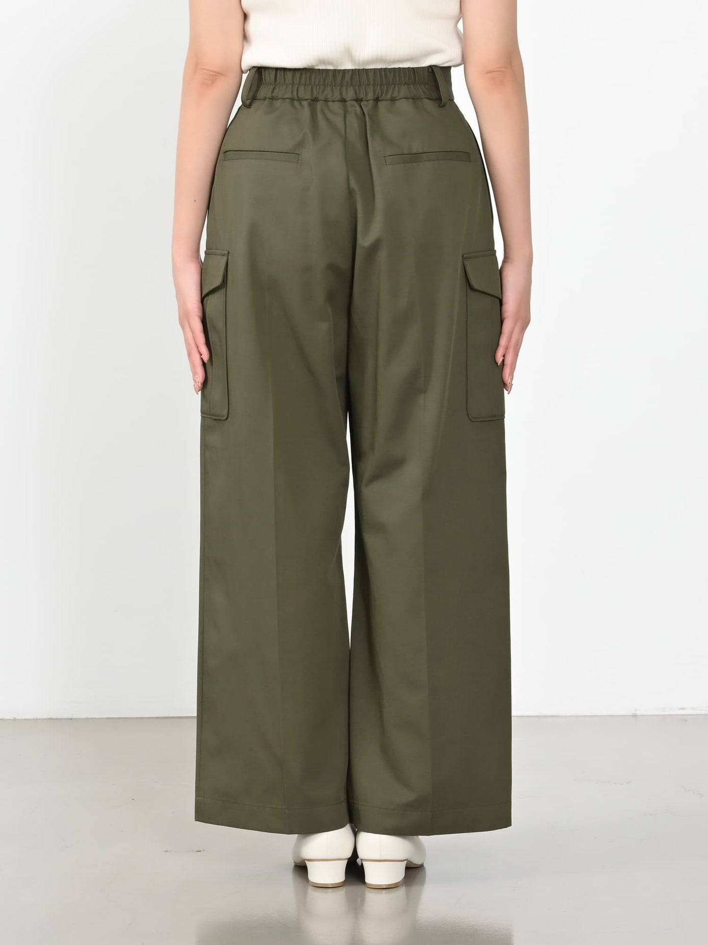 ワイドストレートカーゴパンツ-short & regular　[通常]